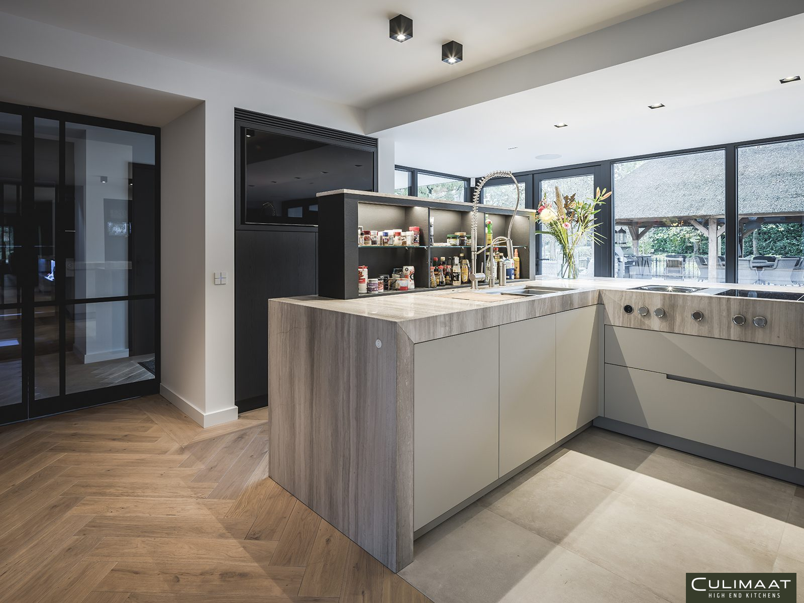 Keuken inspiratie, culimaat, U vorm, keukenopstelling, exclusieve keuken 
