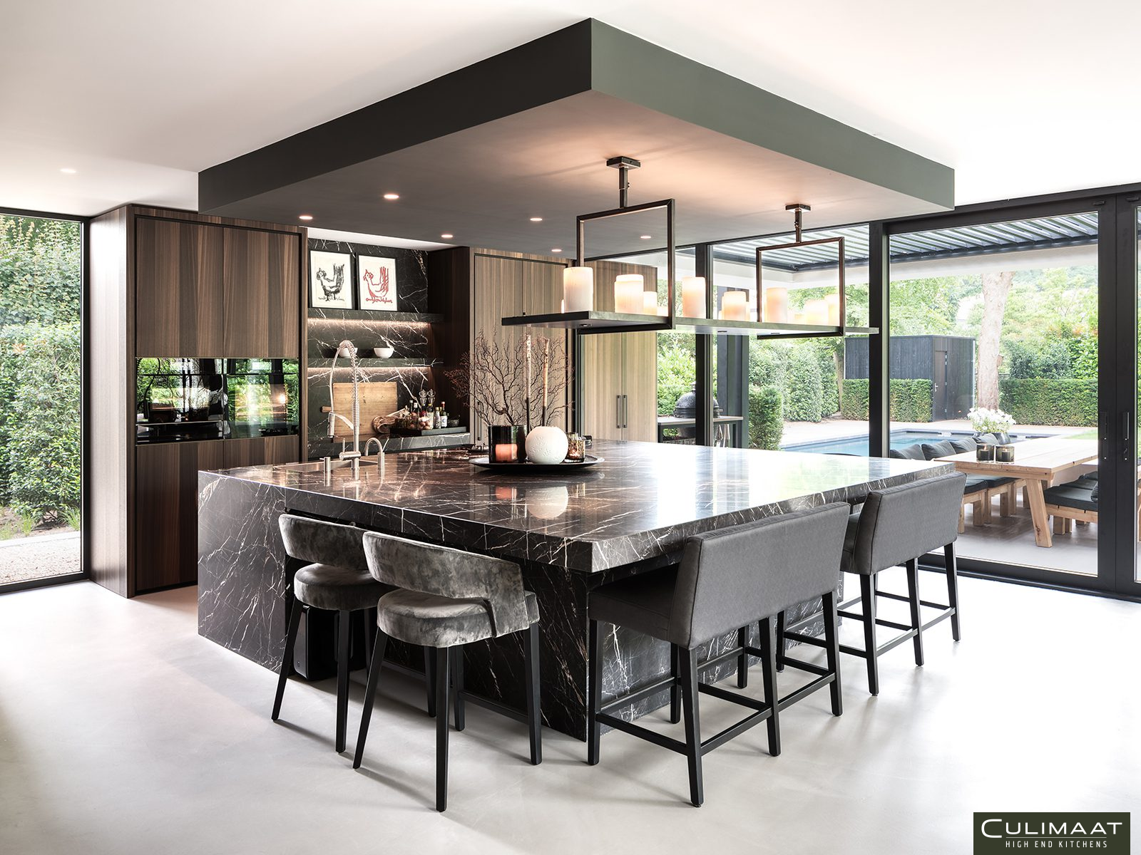 Keuken inspiratie, culimaat, U vorm, keukenopstelling, exclusieve keuken 