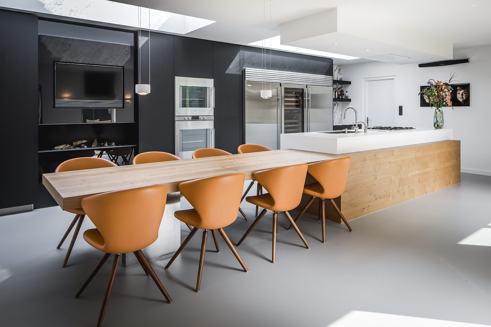 Houten keuken, Culimaat, Uniek design, moderne leefkeuken, stijlvolle keuken
