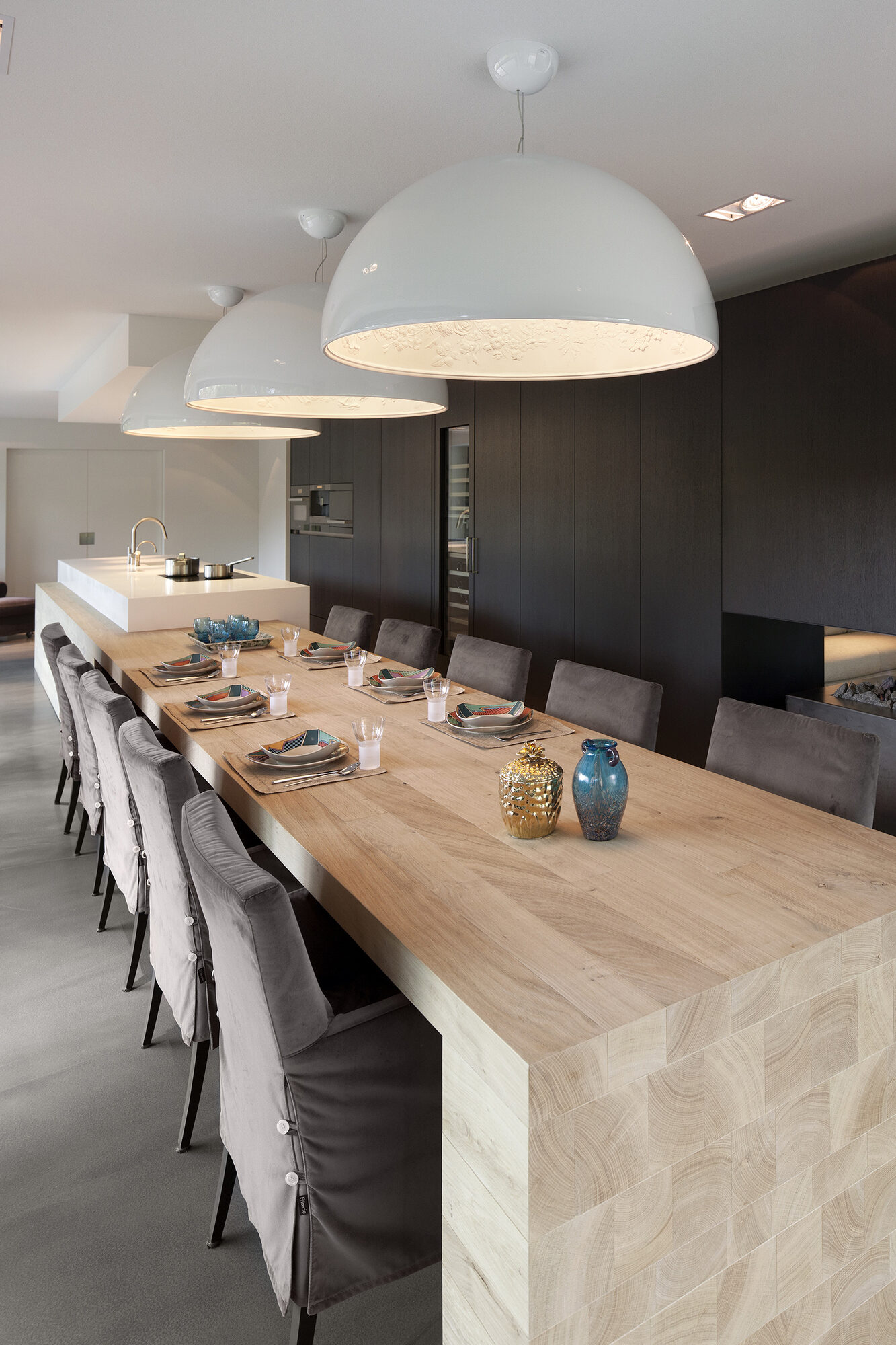 Houten keuken, Culimaat, Uniek design, moderne leefkeuken, stijlvolle keuken