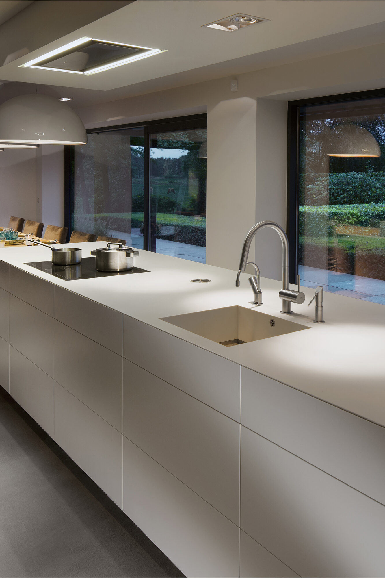 Houten keuken, Culimaat, Uniek design, moderne leefkeuken, stijlvolle keuken