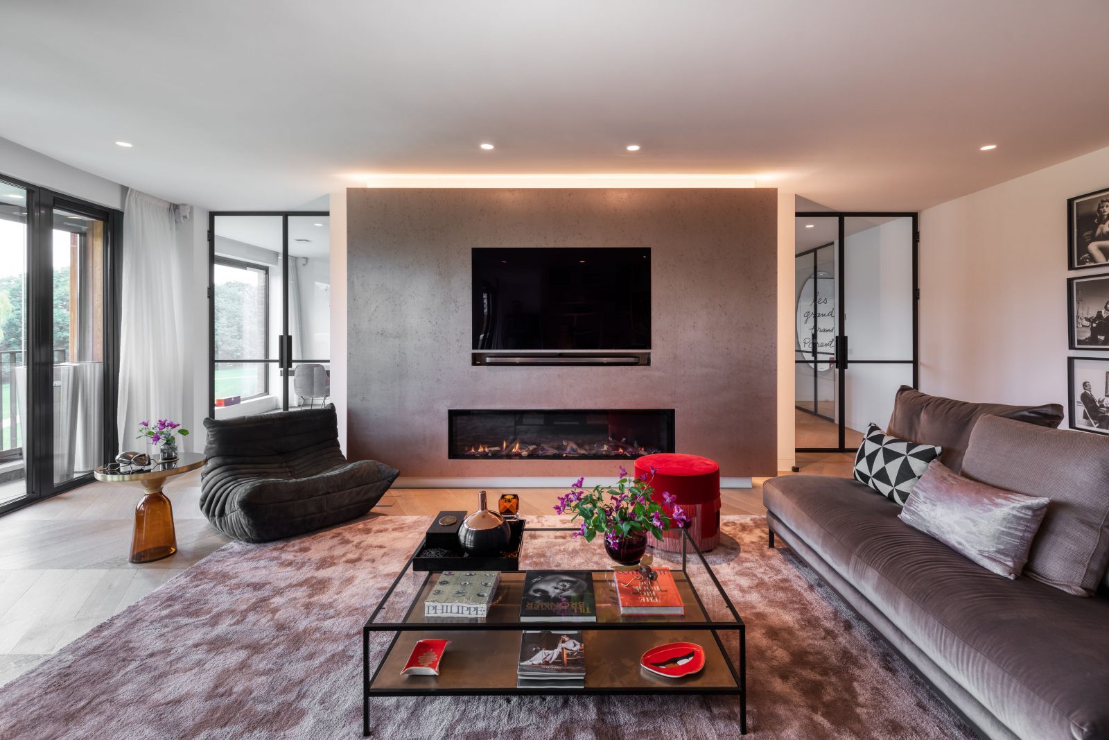 Een luxueus contrast tussen donker en licht