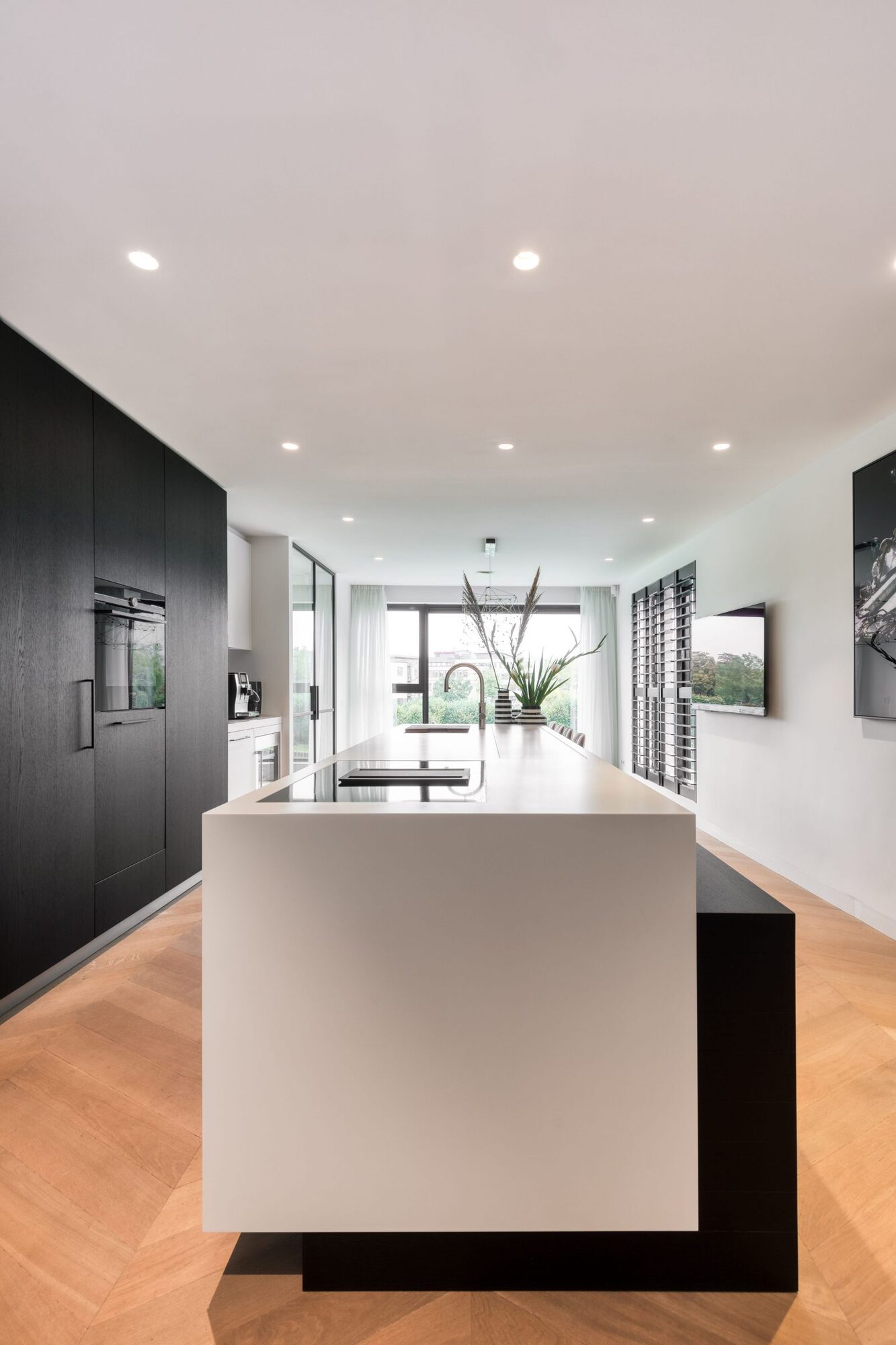 Een luxueus contrast tussen donker en licht