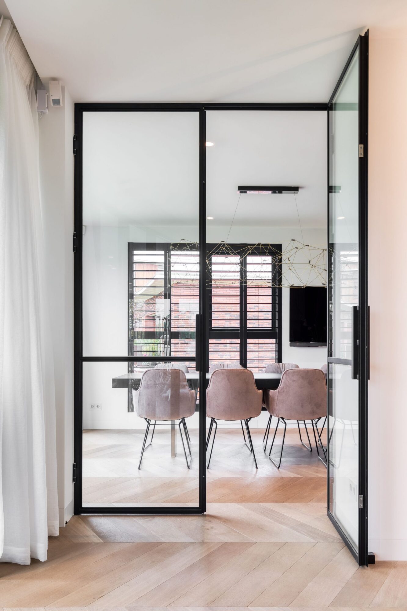 Een luxueus contrast tussen donker en licht