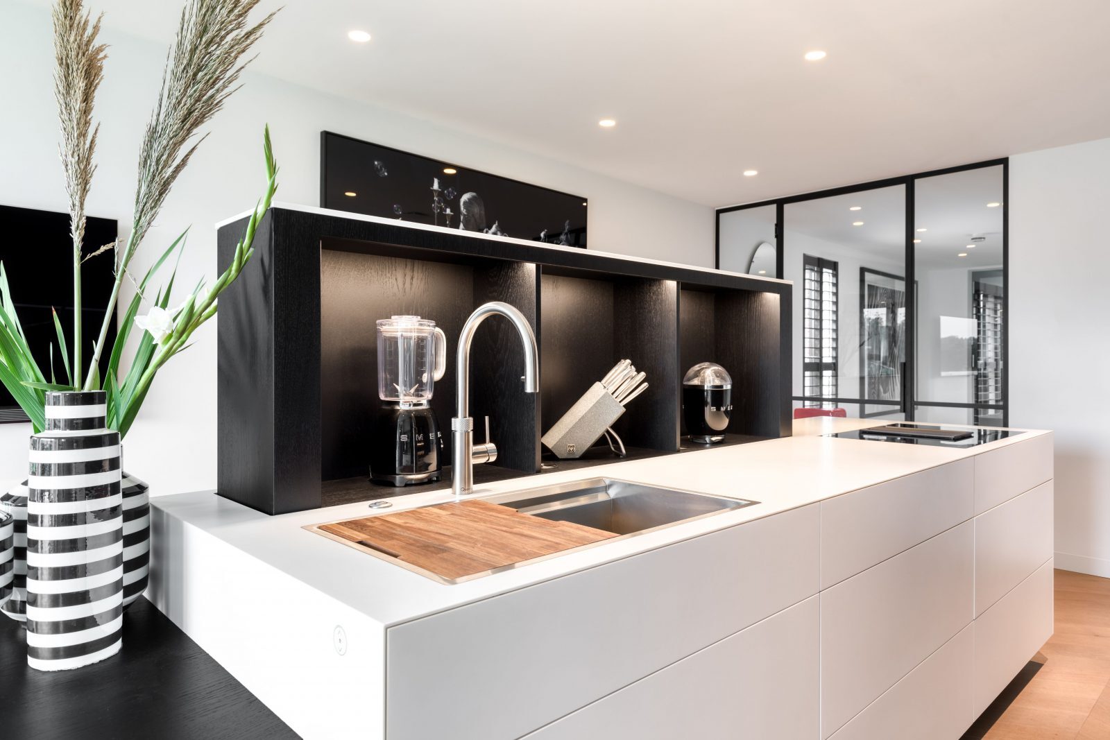 Een luxueus contrast tussen donker en licht